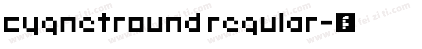 cygnetround regular字体转换